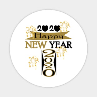 Happy New Year 2020 Magnet